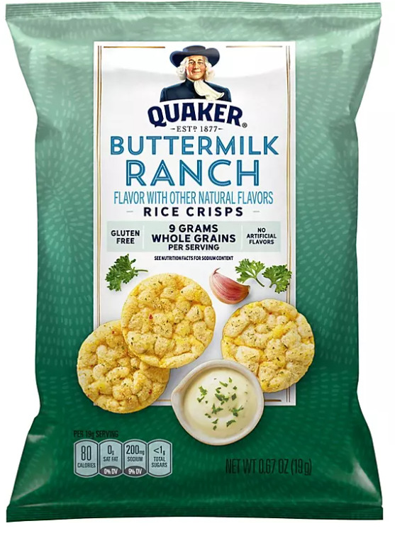 Quaker Rice Crisps Variety Pack (36 pk.) - Fresh Stock Dated December 2025