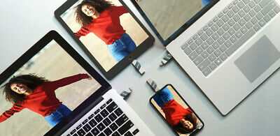 SanDisk iXpand 128GB Flash Drive Flip USB 3.1 Lightning USB For iPhone SDIX90N - Fresh Stock Dated February 2026