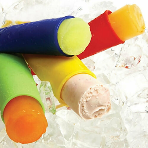 6Pcs Silicone Summer Frozen Ice Cream Mold Kitchen Tools Popsicle Maker Mould - Fresh Stock Dated December 2025