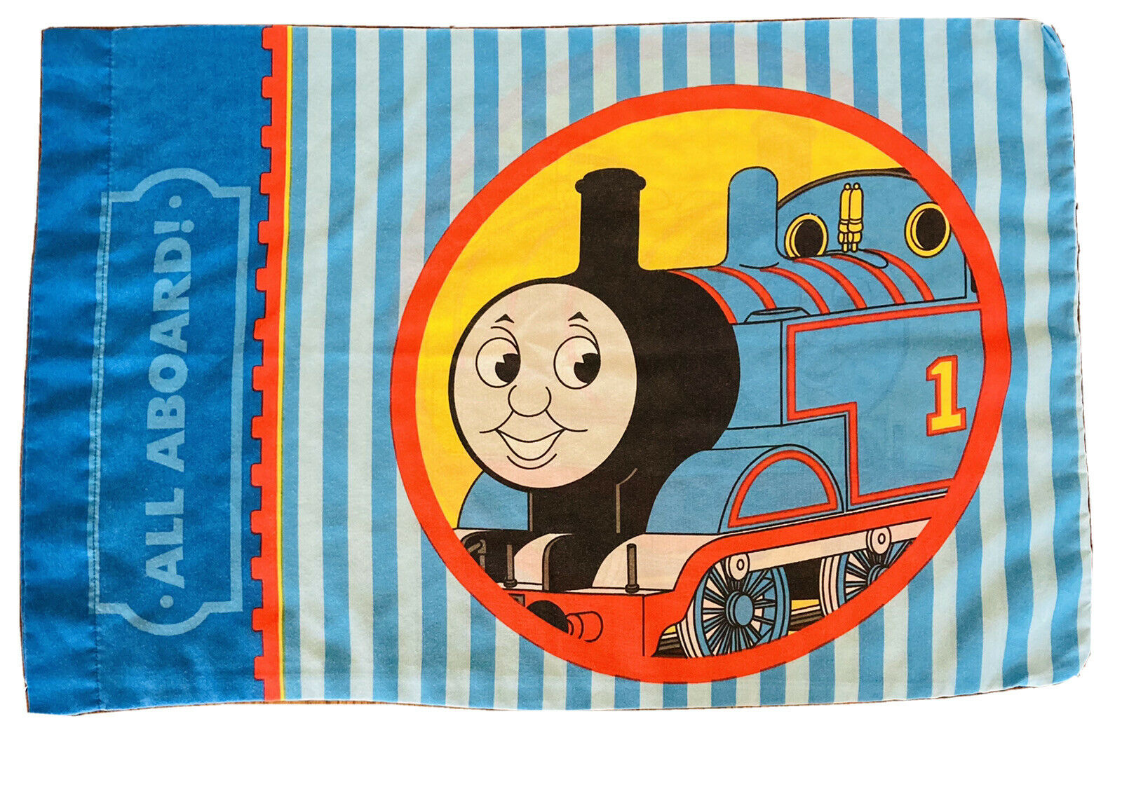 Vintage Lot of 2 Thomas The Train And Friends Standard Pillow Case Cotton Blend - Fresh Stock Dated December 2025