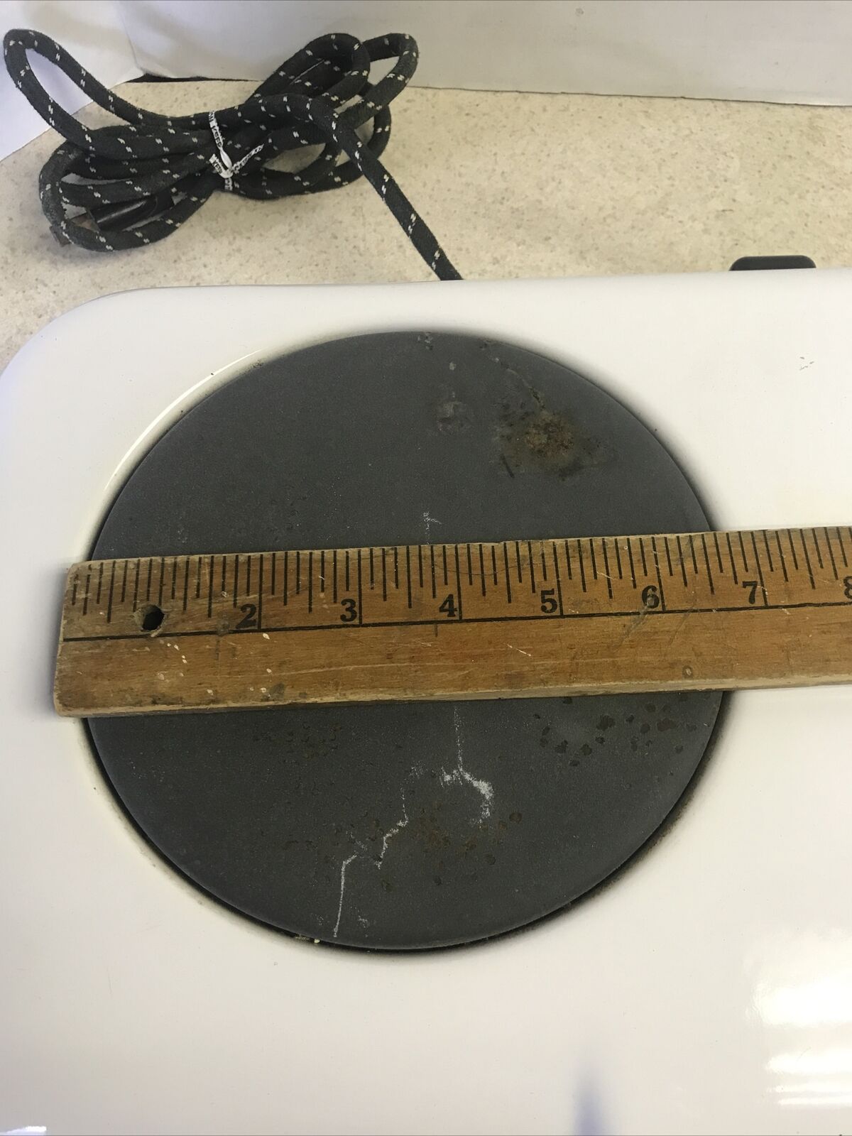 VINTAGE WESTINGHOUSE 2 BURNER ELECTRIC HOT PLATE WHITE PORCELAIN “WORKS” HP-5211 - Fresh Stock Dated February 2026