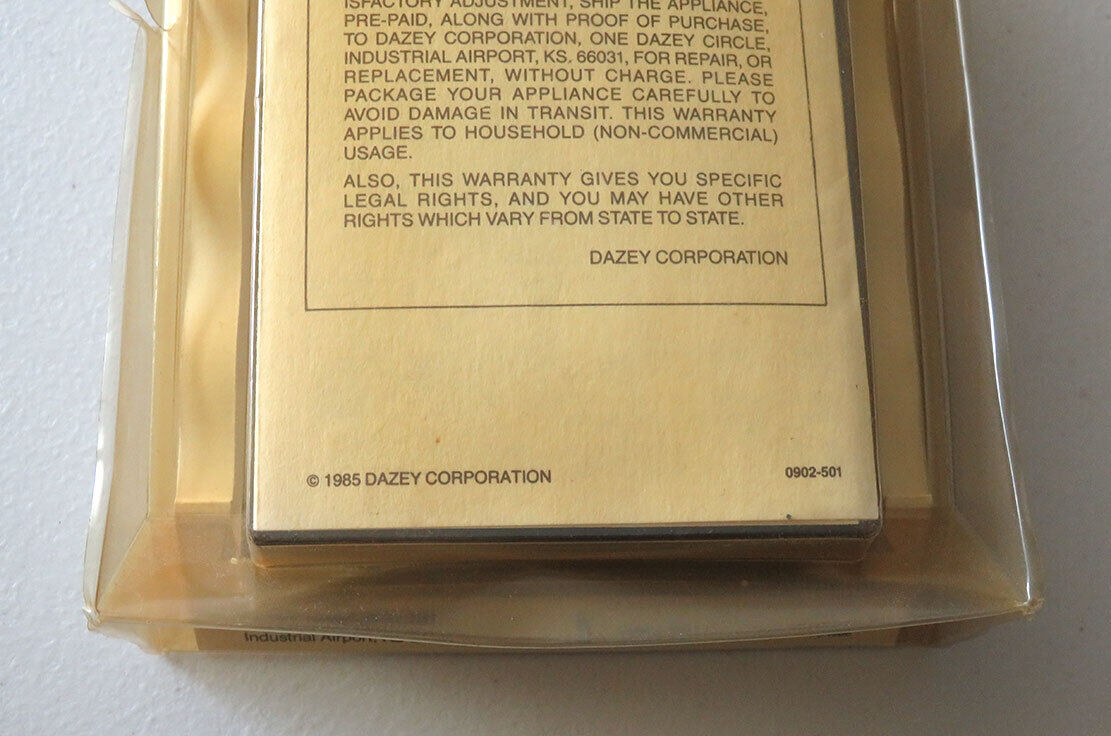 NEW Vintage 80's Dazey Coffee, Soup & Beverage Warmer CW-10 - 25 Watts 25W - Fresh Stock Dated February 2026