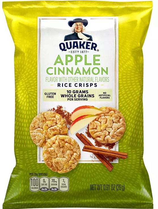 Quaker Rice Crisps Variety Pack (36 pk.) - Fresh Stock Dated December 2025