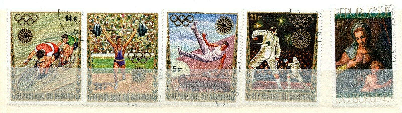 4 Burundi Mint Hinged Used Hinged - Fresh Stock Dated December 2025