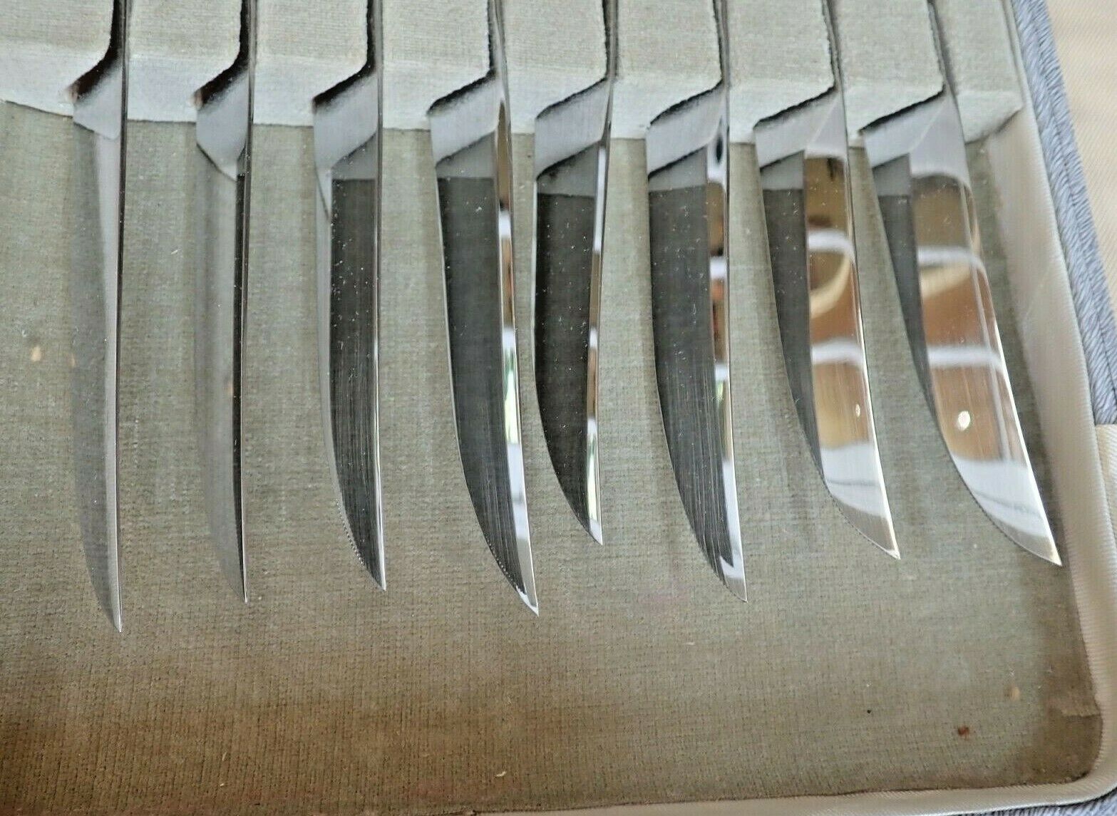 Griffon Cutlery 8-Piece Steak Knife Set, Stainless Steel, Sheffield England - Fresh Stock Dated December 2025