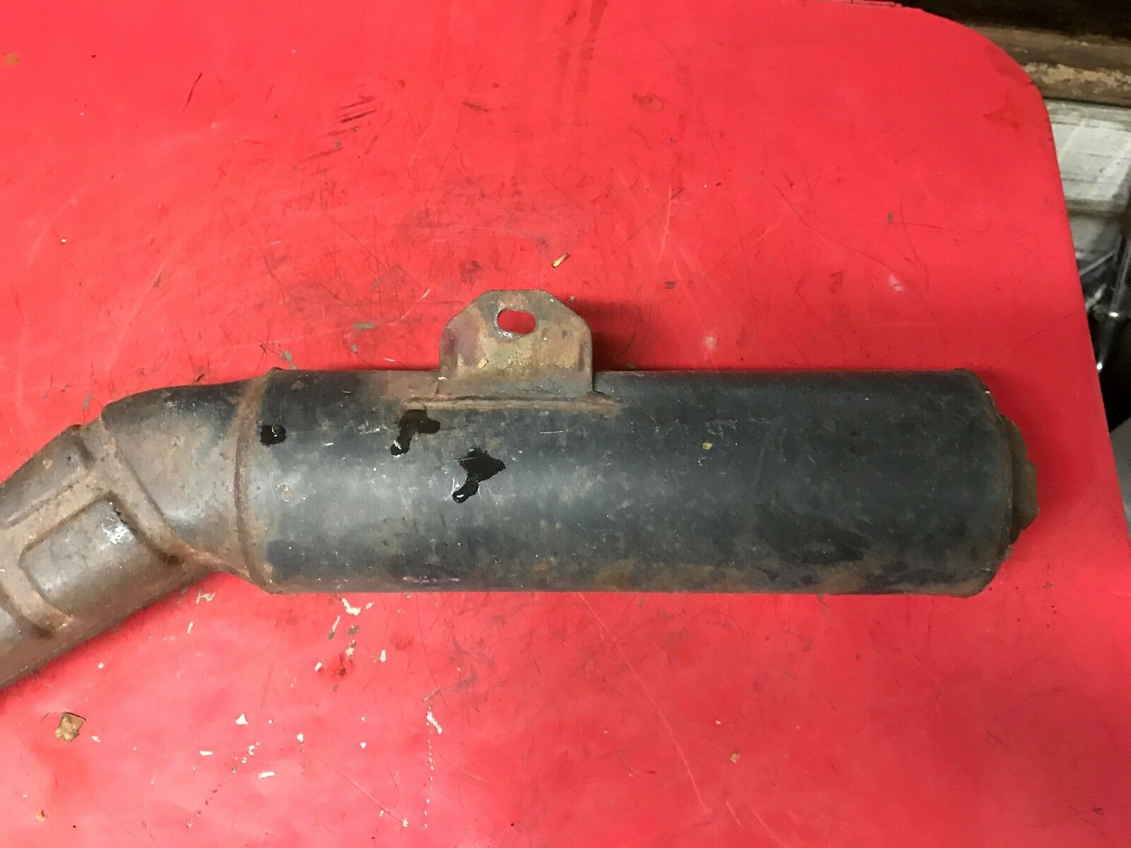 Yamaha TT225 Exhaust Pipe Muffler  TT 225  1986 1987 - Fresh Stock Dated February 2026