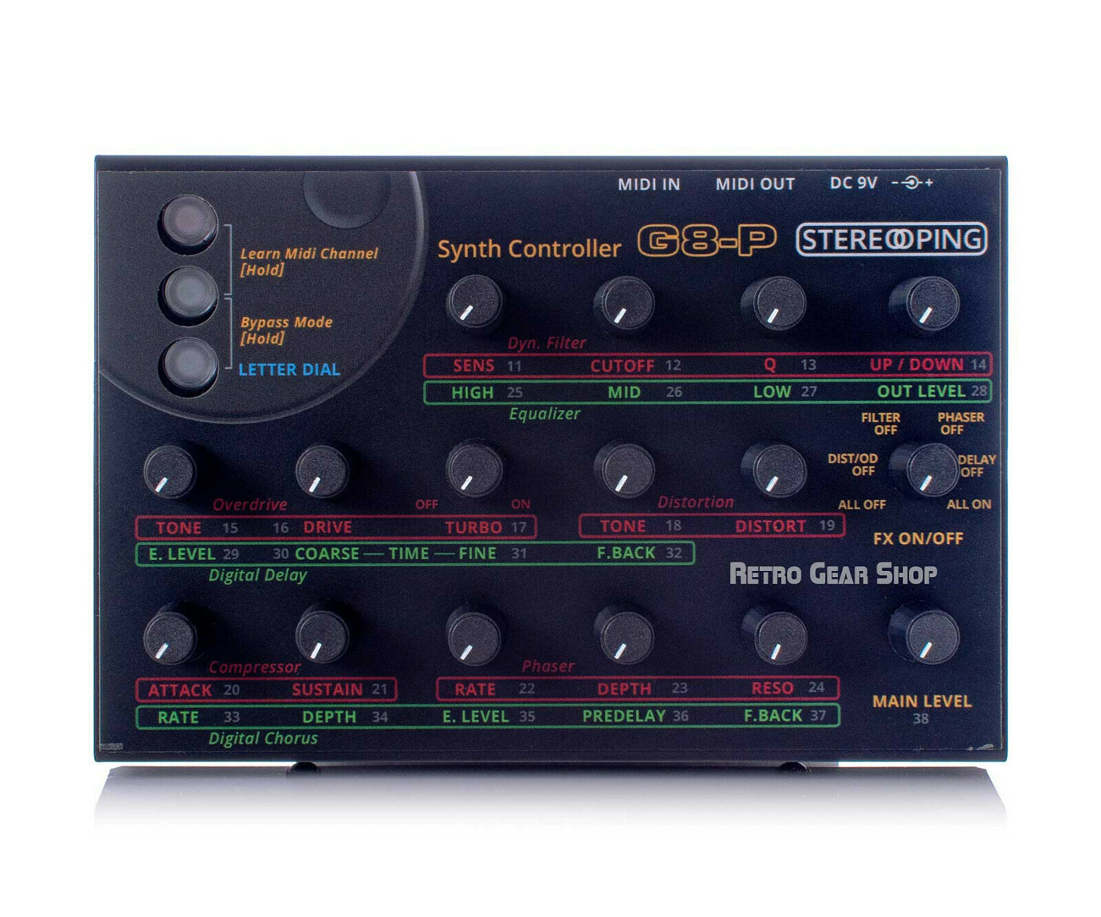 Stereoping CE-1 Midi Controller for Roland GP-8 Guitar processor effects G8-P - Fresh Stock Dated February 2026