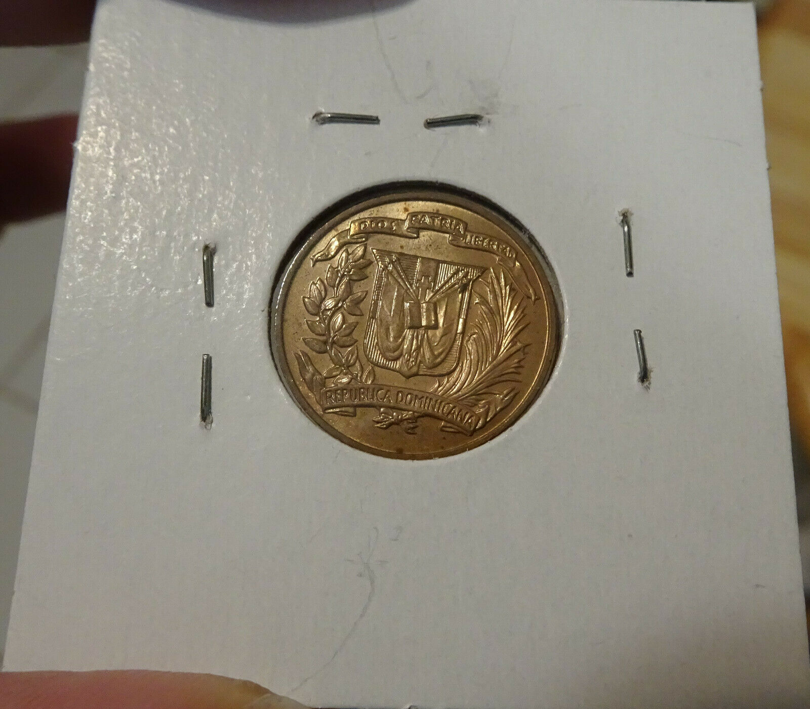 Dominican Republic 4-pc ChBU Lot: 1, 5, 25 Centavos 1972 & 10C 1967 (4 pc total) - Fresh Stock Dated December 2025