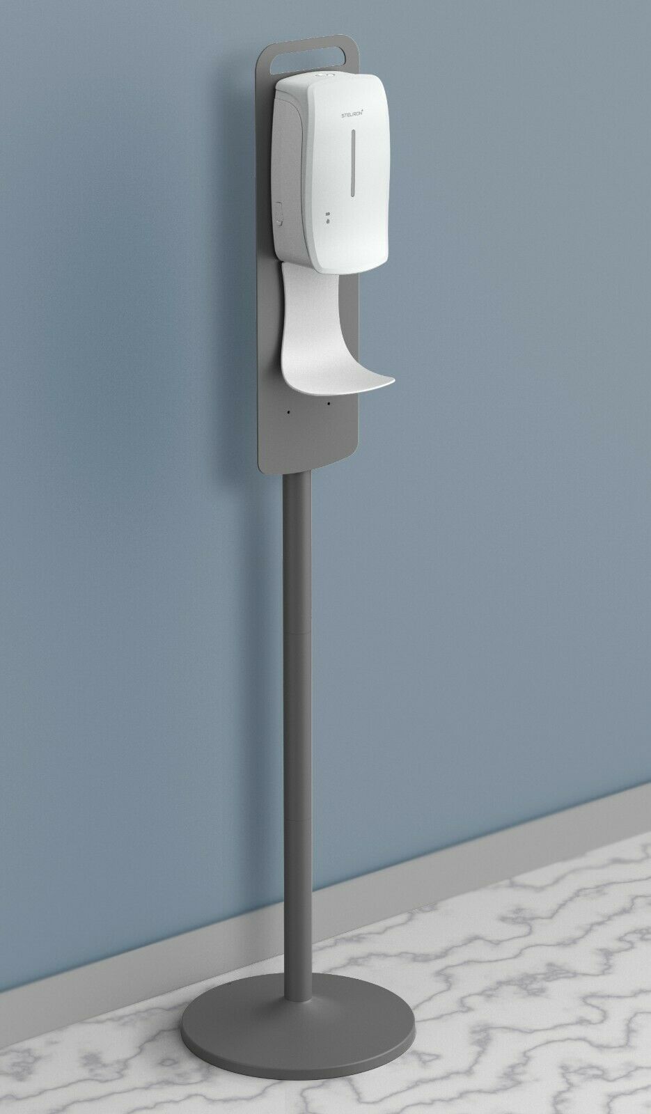 Automatic Hand Sanitizer Dispenser Floor Stand Touchless Station Liquid Alcohol - Fresh Stock Dated February 2026