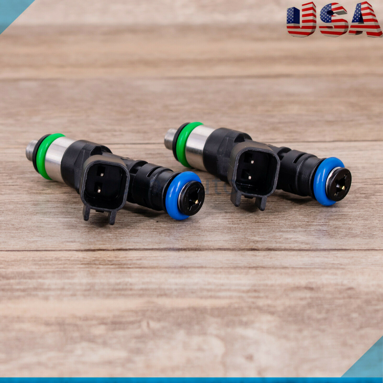 2 pair Fuel Injectors W/ Harness  Fits For Polaris Ranger XP Ranger Crew RZR 800 - Fresh Stock Dated February 2026