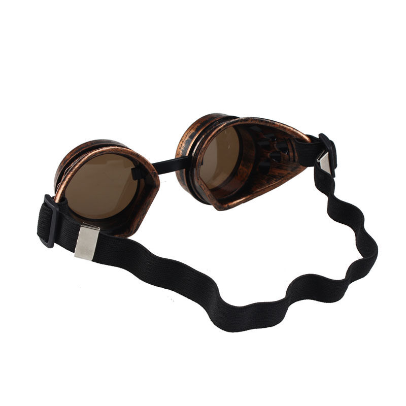 Kawaii Clothing Harajuku Glasses Goggles Steampunk Costume Spiked Brass Mad Max - Fresh Stock Dated December 2025