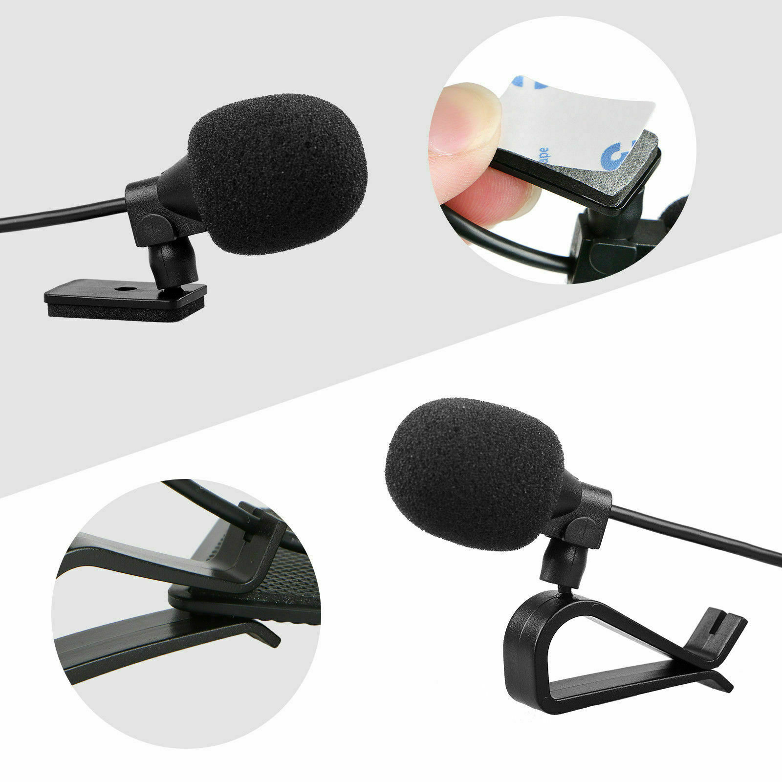 3.5mm External Mic for Kenwood Sony Alpine JVC Clarion Car Stereo Microphone - Fresh Stock Dated December 2025