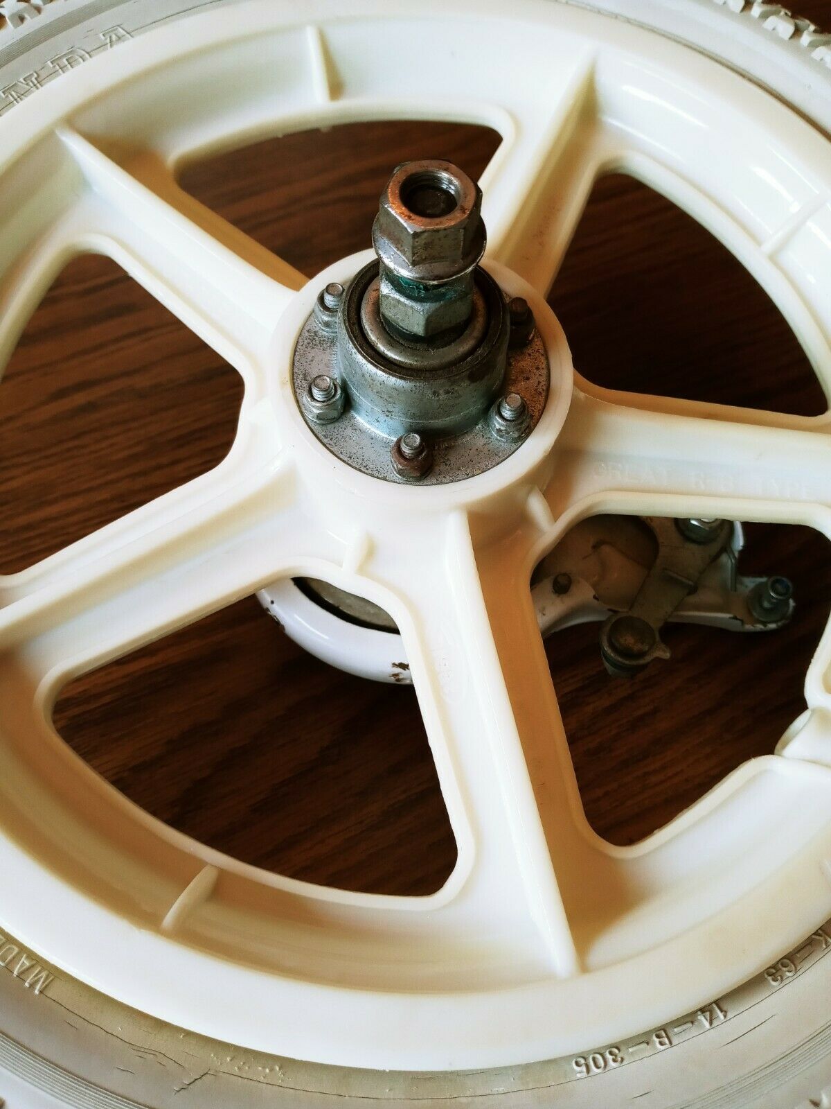 Vtg Oldschool 80s Mongoose Pro Freestyle Miniscoot Mag Rims,W/Band Brake Hub,14