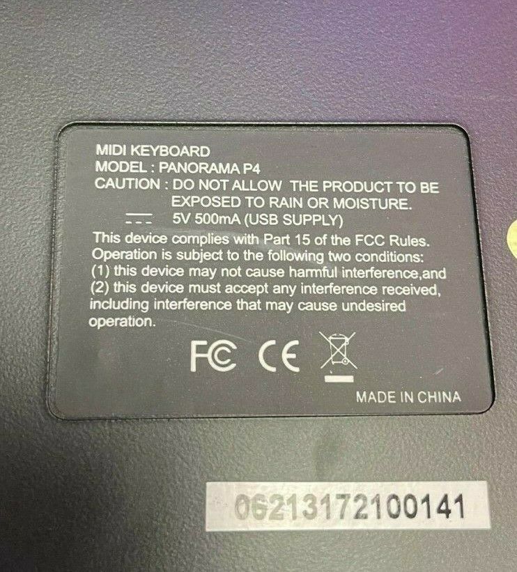 Nektar Technologies Panorama P4 Advanced USB MIDI Controller - Fresh Stock Dated February 2026