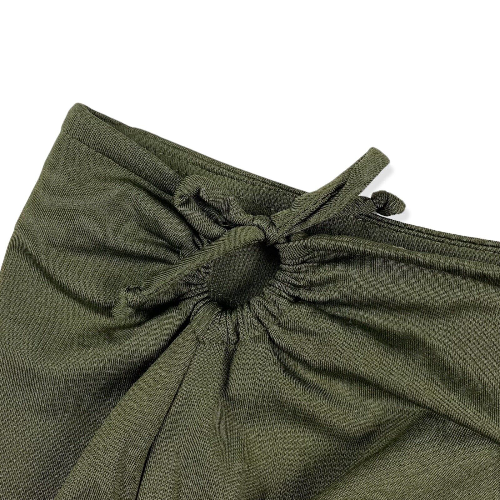 Malibu NEW Vintage 90's Y2K Army Green Maxi Skirt Hip Cutouts M - Fresh Stock Dated March 2026