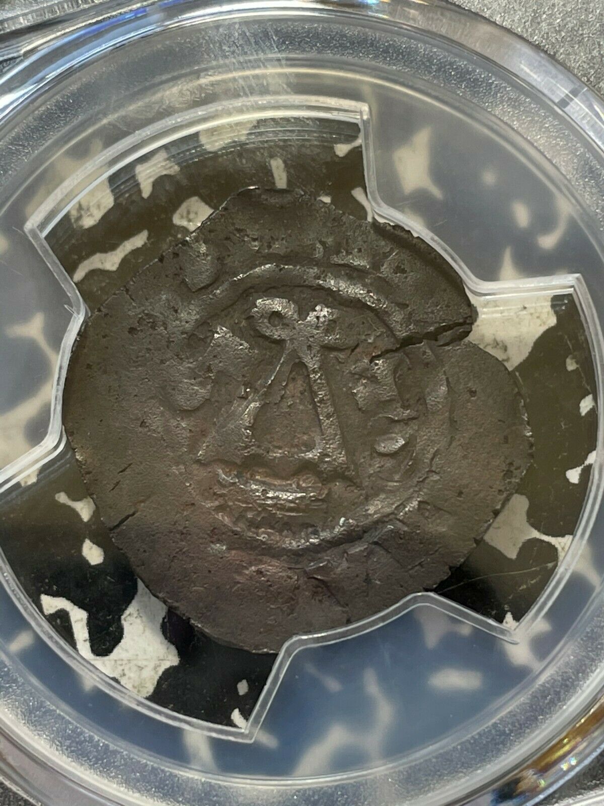 (1542) Dominican Republic Santo Domingo 4 Maravedis PCGS VF Lot#G693 Scarce! - Fresh Stock Dated December 2025