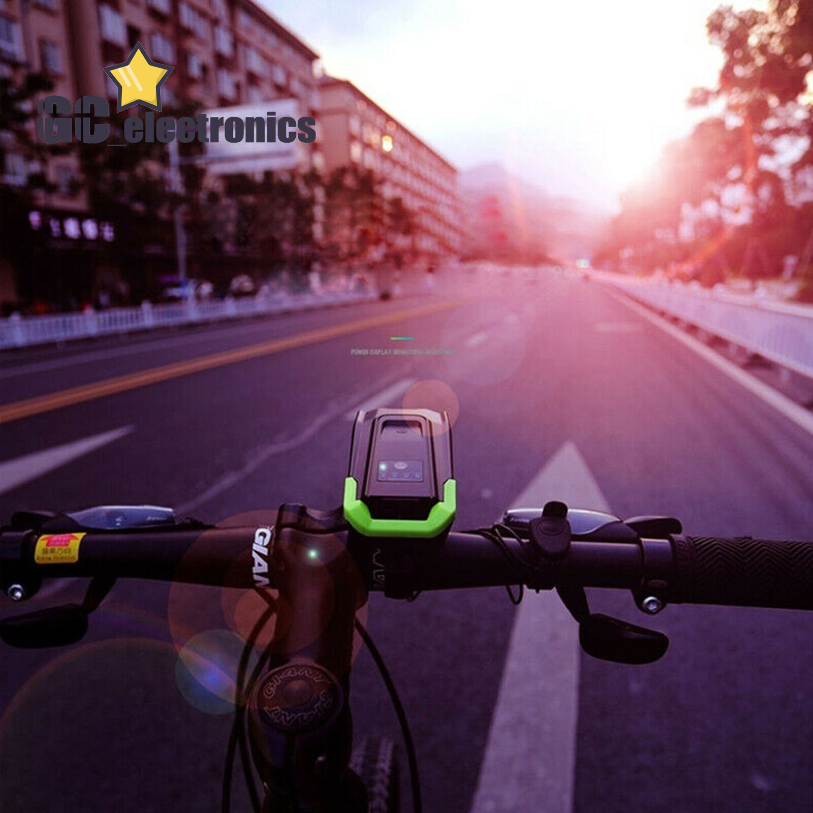 Waterproof USB Rechargeable LED Bicycle Headlight Bike Head Light Lamp+Horn A3GS - Fresh Stock Dated February 2026