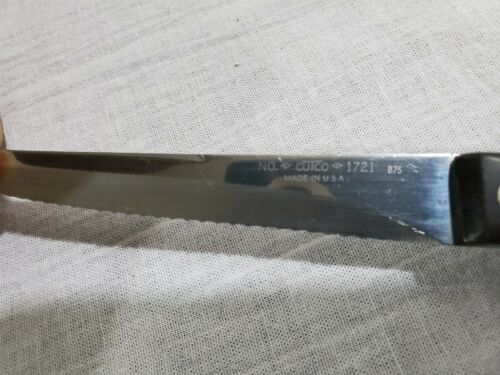 Cutco 1721 Trimmer Knife Factory Sharpened Brown Handle 4.75
