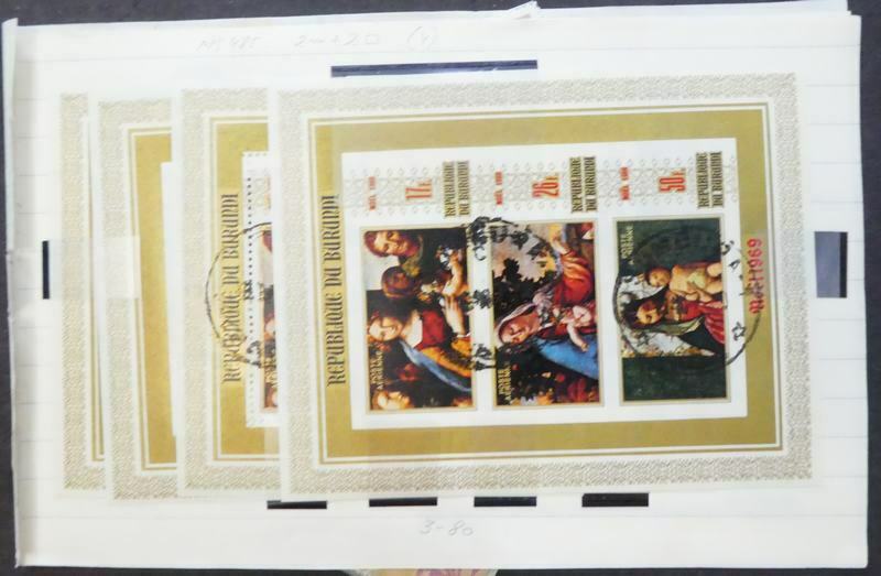 EDW1949SELL : BURUNDI Very nice collection of Mint & Used. Lots of Complete sets - Fresh Stock Dated January 2026