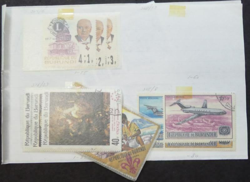EDW1949SELL : BURUNDI Very nice collection of Mint & Used. Lots of Complete sets - Fresh Stock Dated January 2026
