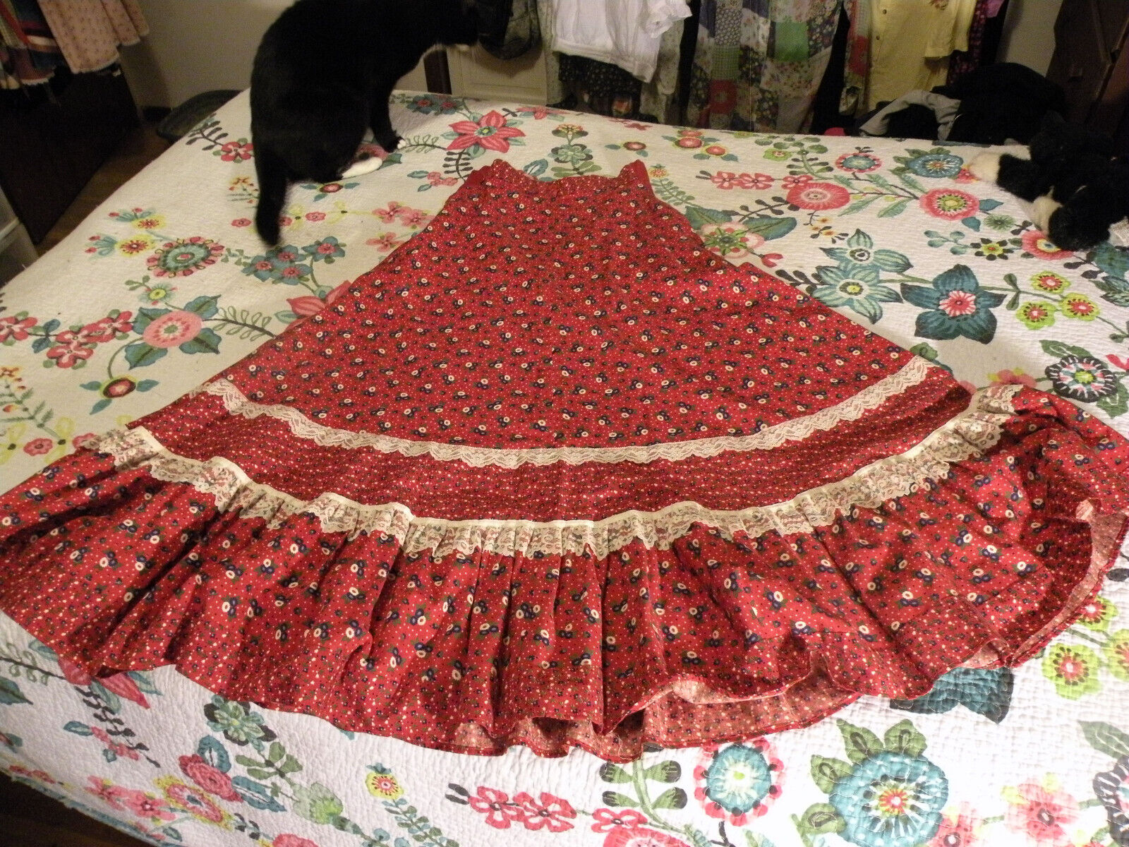 1970s Gunne Sax Maxi Skirt | Altered Size 7 | S-M - Fresh Stock Dated March 2026