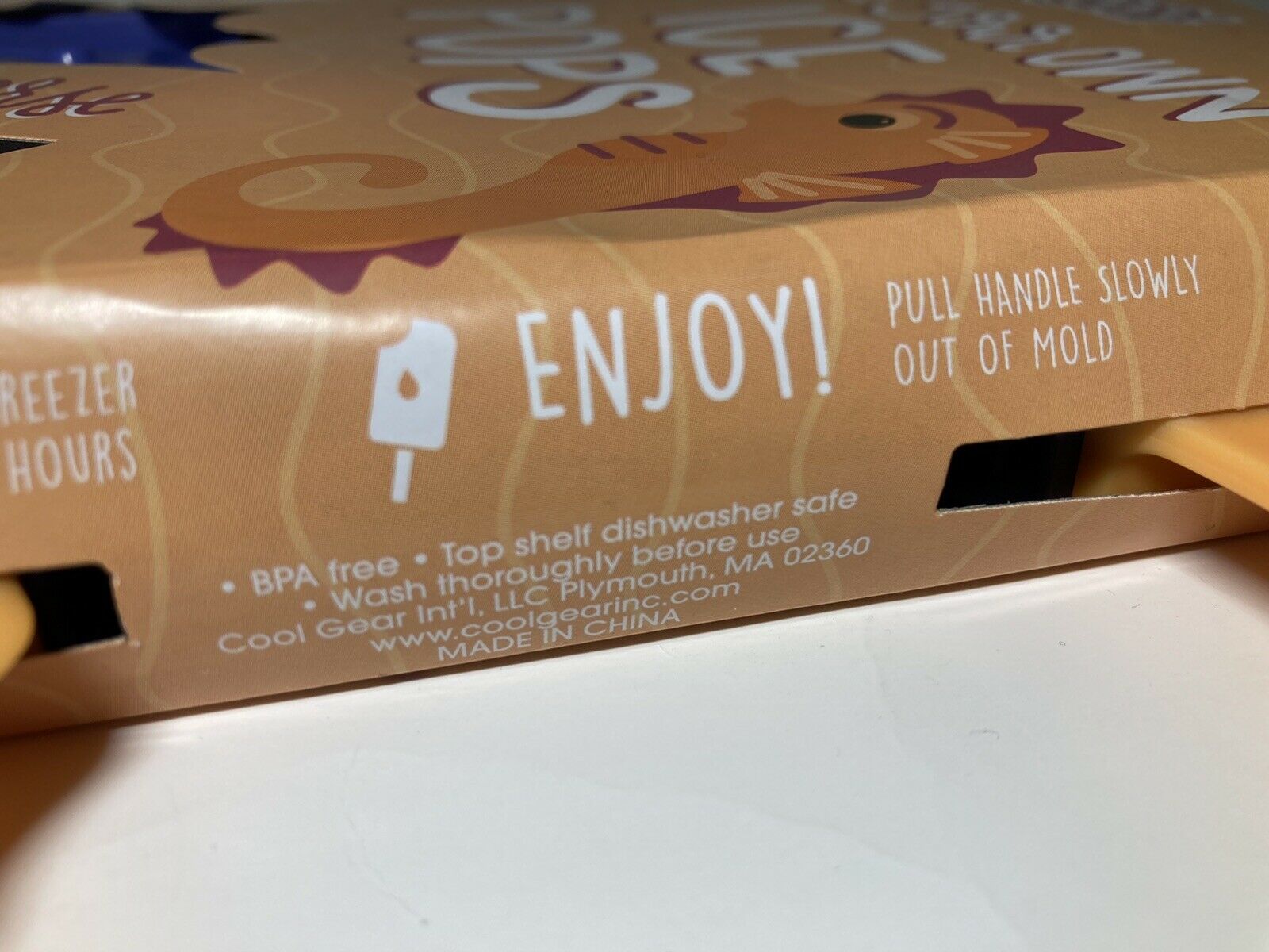 Cool Gear Make Your Own Ice Pops 3-Pack Seahorse Molds • BPA Free - Fresh Stock Dated February 2026