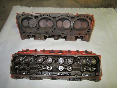 Gm Chevy Heads Double Humps 64cc  3927186  3/8 Studs Polished Ported - Fresh Stock Dated February 2026