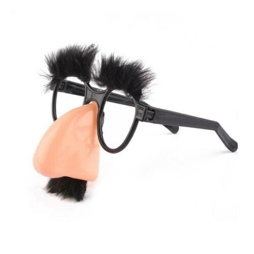 Halloween Fun Eyeglasses Big Nose with Black Moustache Eyebrow Party Costumes - Fresh Stock Dated February 2026