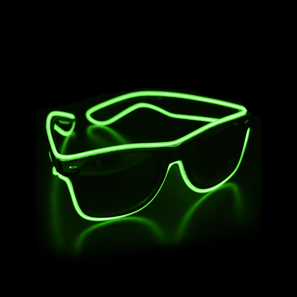 3-PACK of Neon LED party Rave glasses Multicolor Glow in the Dark Sunglasses - Fresh Stock Dated February 2026