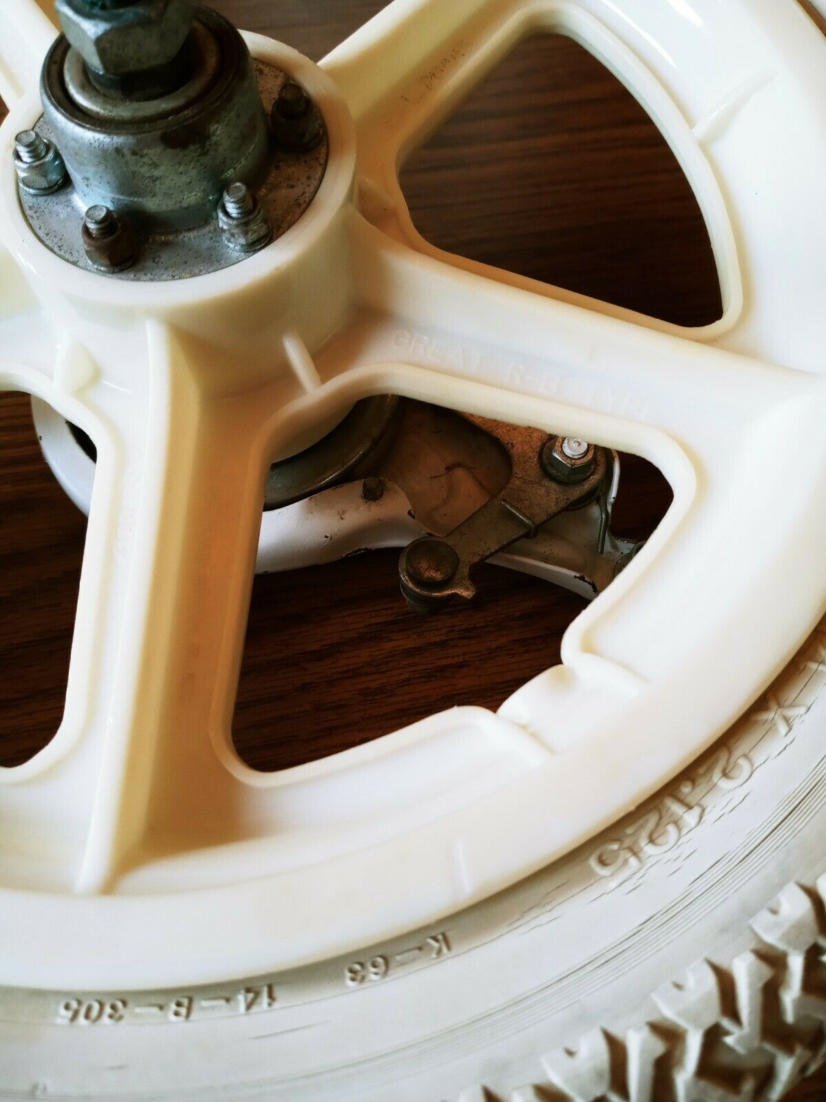 Vtg Oldschool 80s Mongoose Pro Freestyle Miniscoot Mag Rims,W/Band Brake Hub,14