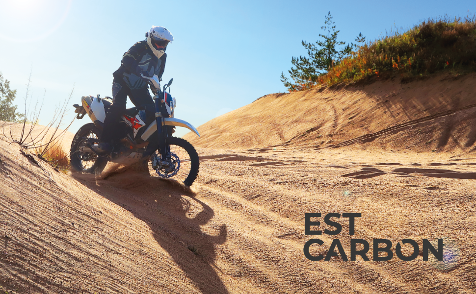 Exhaust Heat Shield Cover Protector, KTM 690 SMC/Enduro/Duke 08-18 Carbon Fiber - Fresh Stock Dated February 2026