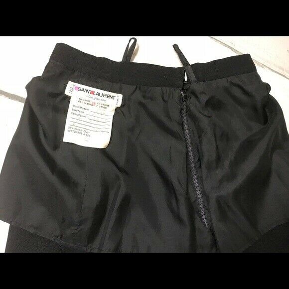 Saint Laurent Sample Vintage maxi skirt black 22 - Fresh Stock Dated March 2026
