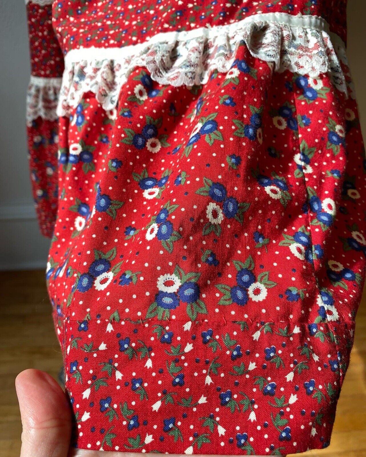 ~ GUNNE SAX SKIRT ~ Vintage Red Velvet Christmas Maxi Jessica McClintock Gunnies - Fresh Stock Dated March 2026