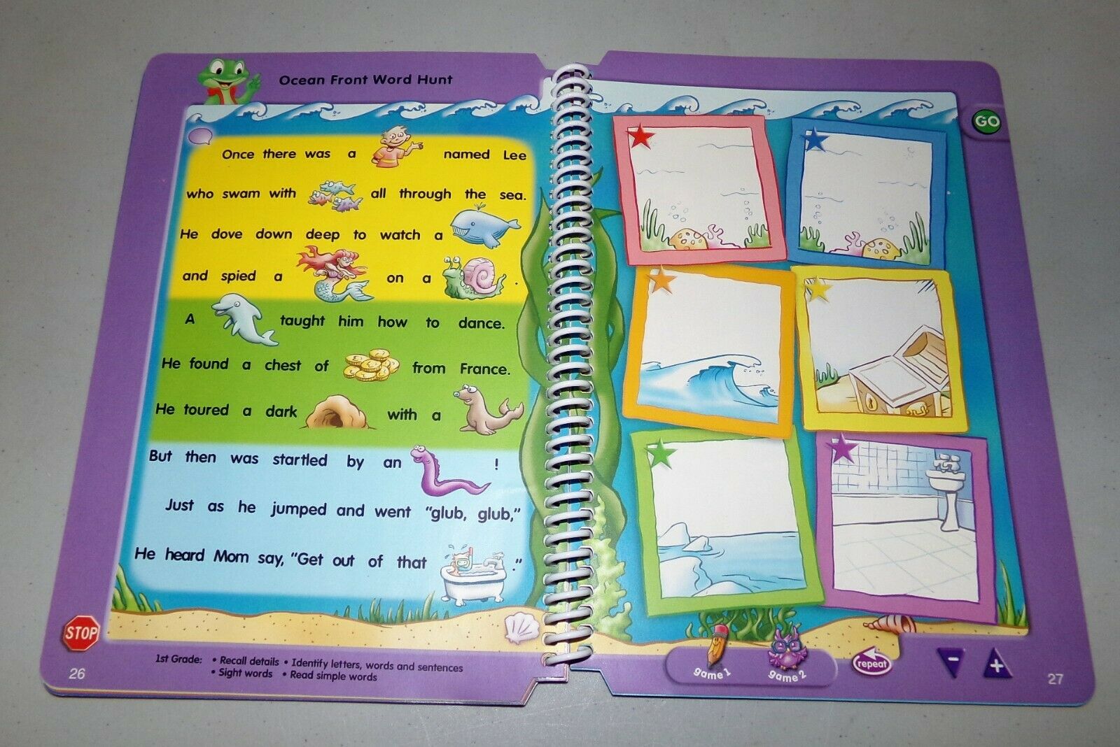 LeapFrog LeapPad Plus Writing Book Cartridge Reading, Writing & Math Pre-K 1st G - Fresh Stock Dated December 2025