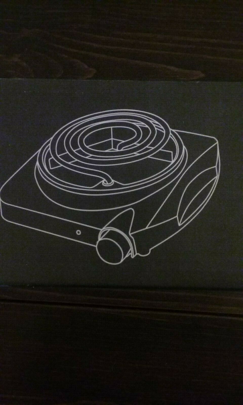 Living Solutions Single Burner W/ Variable Temperature Control 1100 Watt Handles - Fresh Stock Dated February 2026