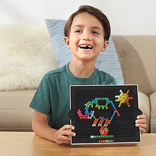 Lite-Brite Ultimate Classic w/ Battery-Powered LED Light Bulbs & Colorful Pegs - Fresh Stock Dated February 2026