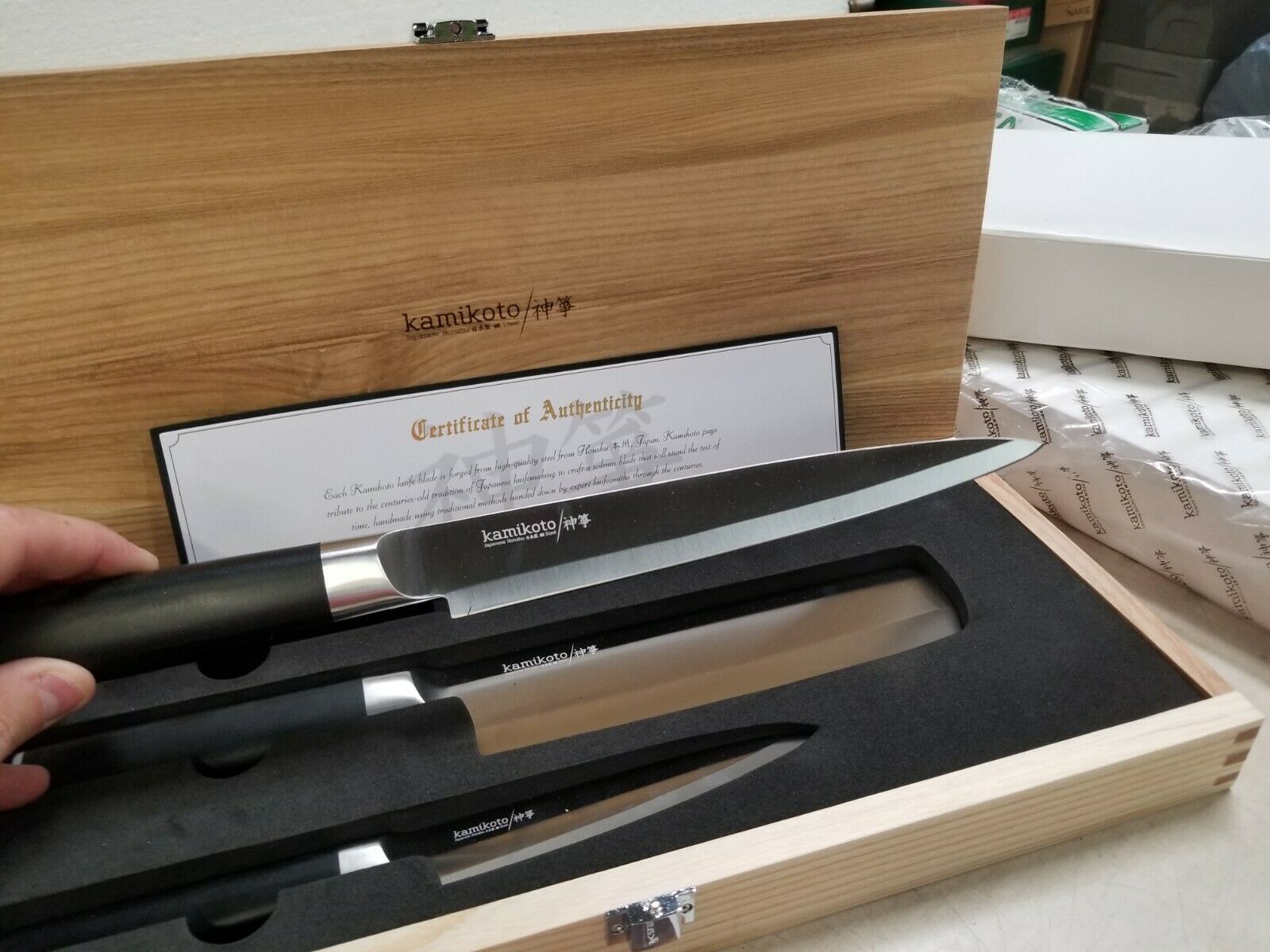 Kamikoto Kanepki Knife Set w/ Presentation Box, Open Box - Fresh Stock Dated December 2025