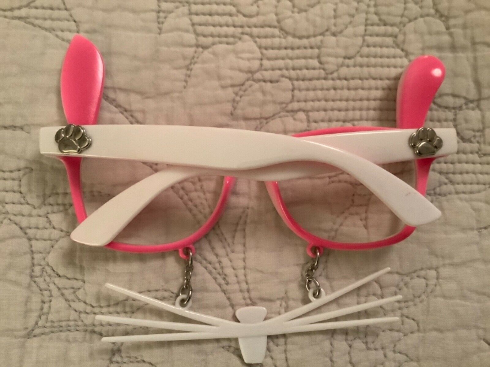 Sun Staches Bunny Sunglasses Easter Eye Glasses Whiskers Funny Mask Gift Pink - Fresh Stock Dated February 2026