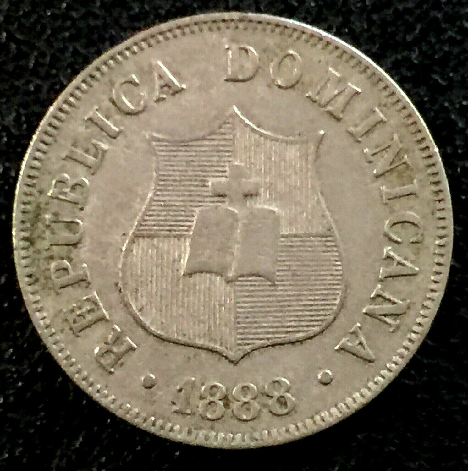DOMINICAN REPUBLIC 1888A 2 1/2 Centavos VF - Fresh Stock Dated February 2026