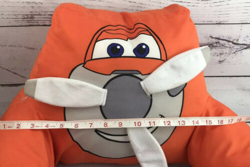 Rare Disney Planes Back Rest Bed rest Cushion Pillow Bed Pillow Orange Blue - Fresh Stock Dated December 2025