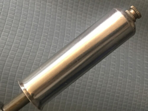 Vintage LAPIZE SOLIBLOC France ALLOY AIR PUMP w/SCHRADER Hose FITS RALEIGH PEGS - Fresh Stock Dated December 2025