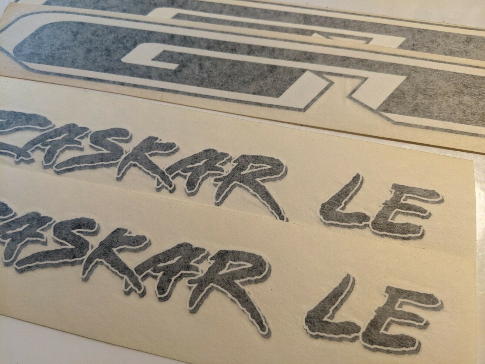 NOS VINTAGE GT ZASKAR LE  MOUNTAIN BIKE BICYCLE STICKERS DECALS - Fresh Stock Dated December 2025