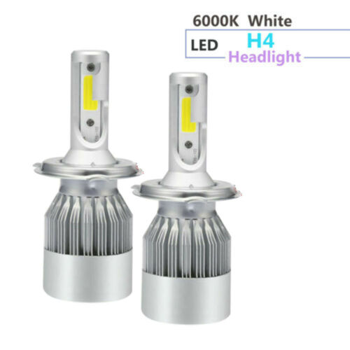 H4 9003 LED Headlight Bulb C6 For Suzuki GSXR600 GSXR750 GSXR1000 Kawasaki Ninja - Fresh Stock Dated February 2026