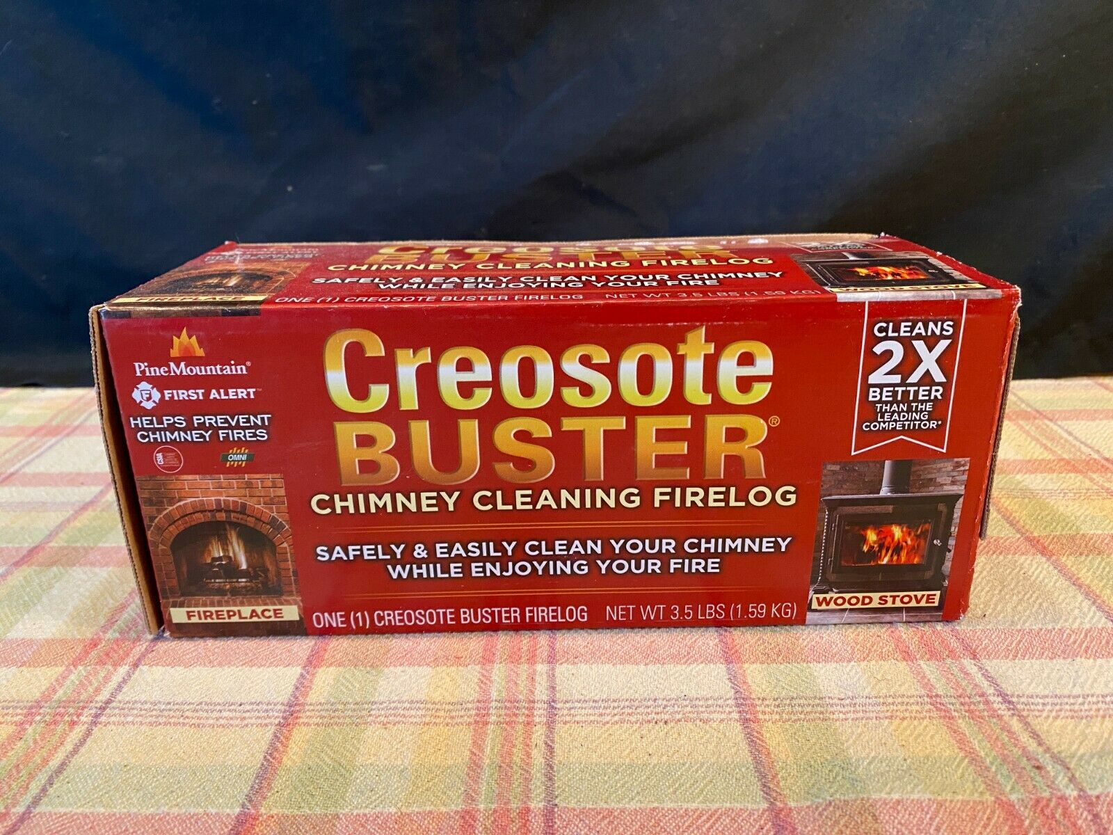 PINE MOUNTAIN - Creosote Buster - Chimney Cleaning Log - NIB - Fresh Stock Dated December 2025