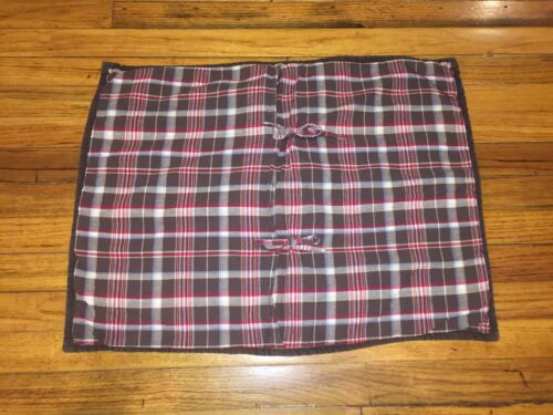 Pottery Barn Kids Patchwork Pillow Sham Standard Size Brown/Red/Beige/Blue - Fresh Stock Dated December 2025