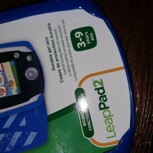 10 LeapFrog LeapPad2 Durable Gel Skin Protective Cover Blue 3-9 Years Case - Fresh Stock Dated December 2025