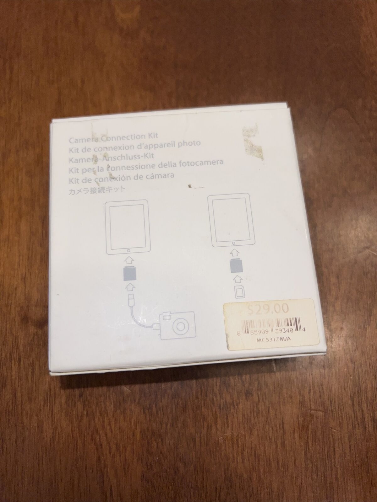 Genuine Apple iPad Camera Connection Kit MC531ZM/A Model A-1362 A-1358 - Fresh Stock Dated February 2026