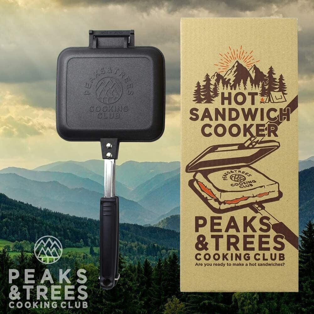 PEAKS&TREES Hot sandwich maker Tsubame Sanjo Kitchen  Camping Made in japan - Fresh Stock Dated February 2026