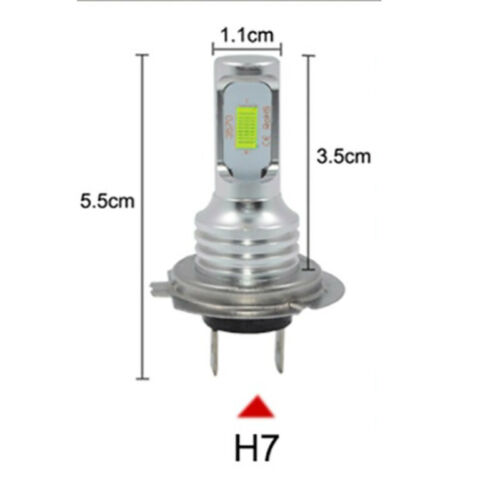 For Honda Goldwing Gl1800 01-16 2x Upgrade H7 Ice Blue LED Headlight Kit 70W - Fresh Stock Dated February 2026