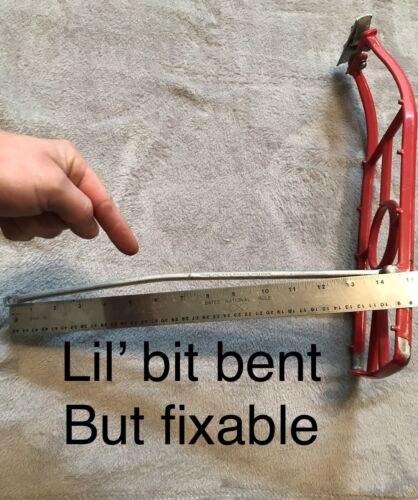 Vintage Wheeling Dervish Bike Rack Red Aluminum metal Rad - Fresh Stock Dated December 2025